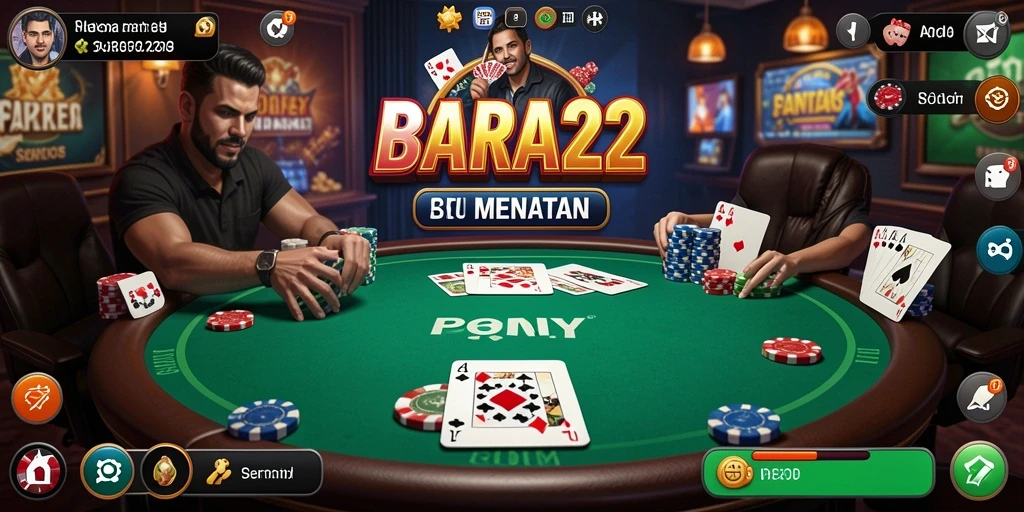 Tampilan menarik dari gameplay BARA22 yang mendebarkan.