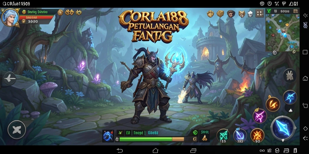 Tampilan gameplay epik dalam dunia RPG CORLA188.
