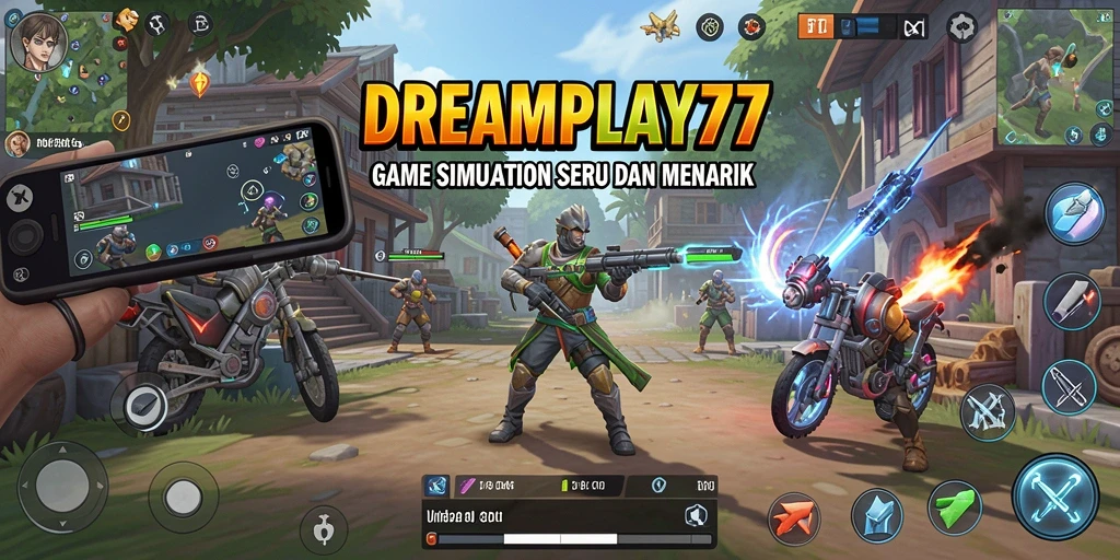 Tampilan gameplay DREAMPLAY77 yang memikat dan interaktif.