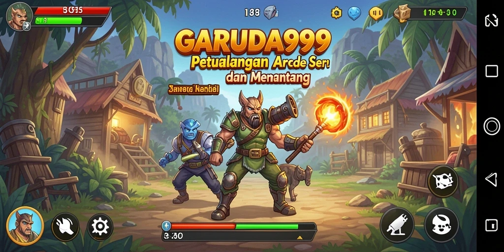 Tampilan gameplay seru dalam GARUDA999 yang menantang.