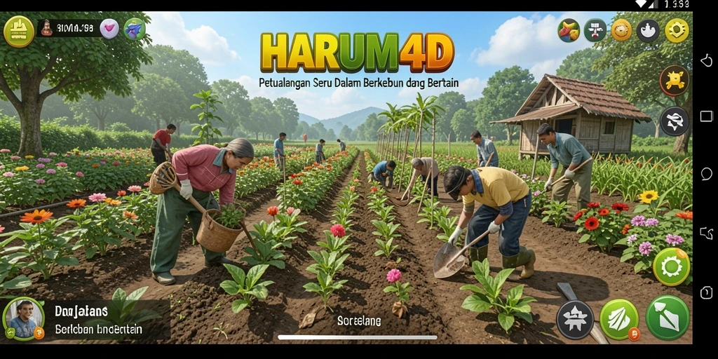 Gameplay seru dan menarik dalam dunia pertanian.