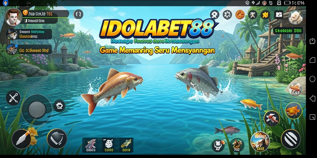 Gameplay seru IDOLABET88 dengan berbagai jenis ikan untuk ditangkap.