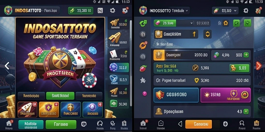 Tampilan gameplay Sportsbook yang menarik dan menarik untuk pengguna.