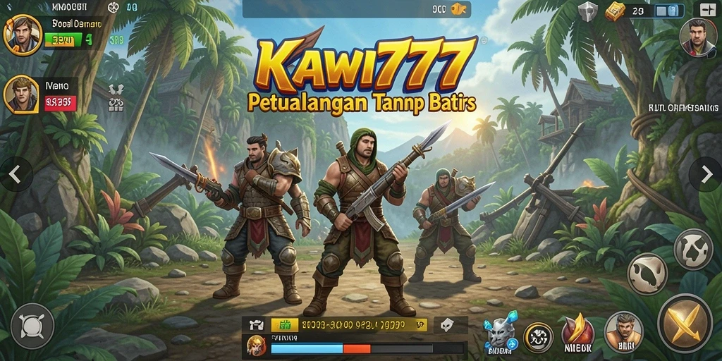 Screenshot KAWI777 menampilkan gameplay Open World yang menarik dan dinamis.