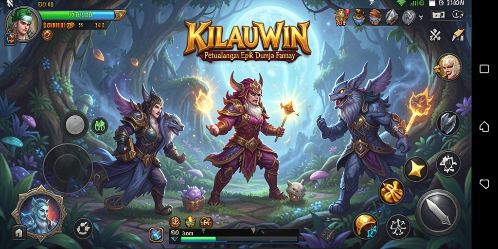 Tampilan gameplay KILAUWIN yang memukau dan mendebarkan.