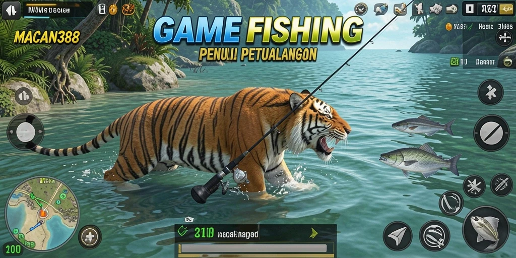 Tangkapan ikan besar dalam gameplay MACAN388 yang seru.