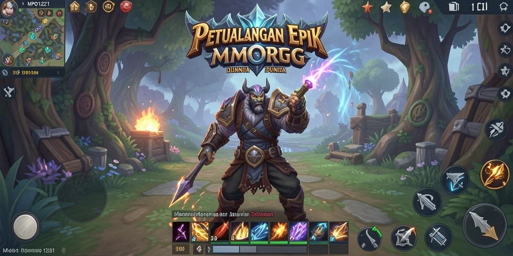 Tampilan gameplay MPO1221 yang menakjubkan dengan aksi petualangan seru.