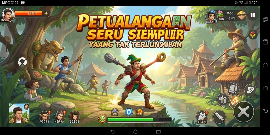 Gameplay seru MPO2121 dalam dunia petualangan yang mendebarkan.