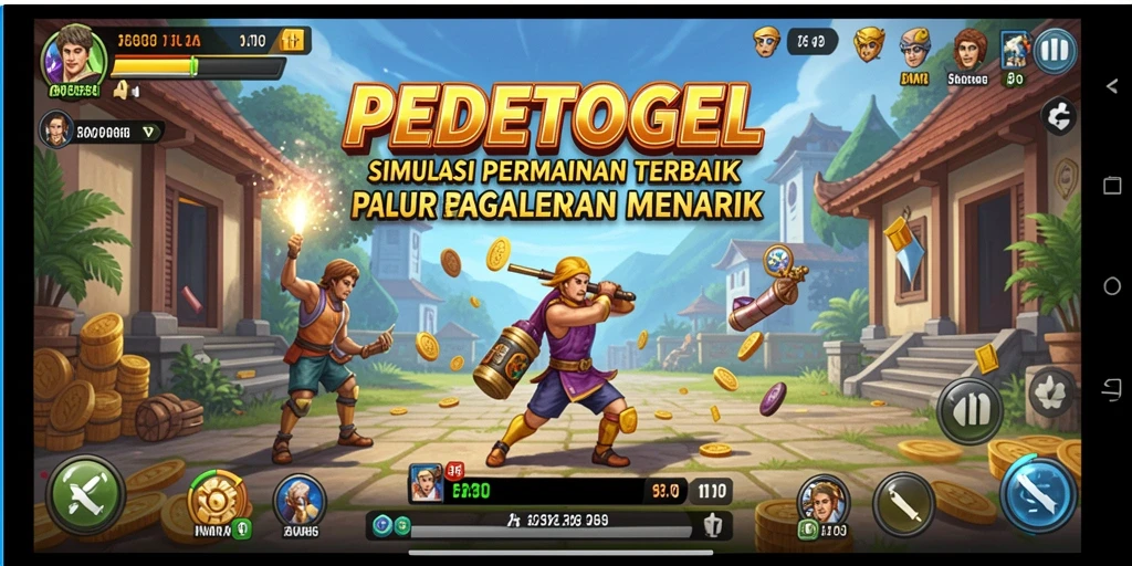 Tampilan gameplay seru dan interaktif di PEDETOGEL.