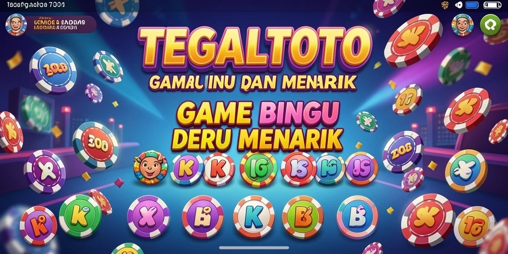 Screenshot TEGALTOTO menampilkan keseruan gameplay Bingo yang mengasyikkan.